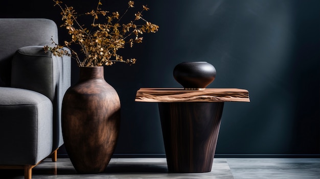 Eleganckie zastosowania ciemnych odcieni w aranżacji drewnianych powierzchni